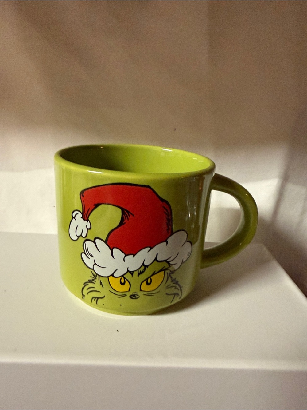 THE GRINCH Ceramic 2023 Christmas Coffee Mug Dr. Seuss Enterprises Grinch Green